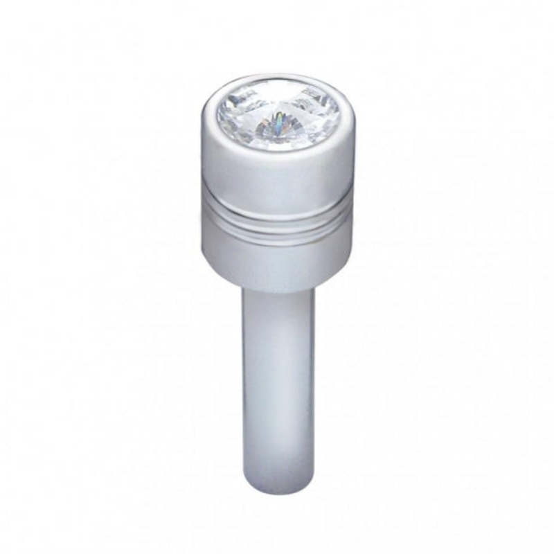 Chrome Door Lock – 9/16 Clear Diamond