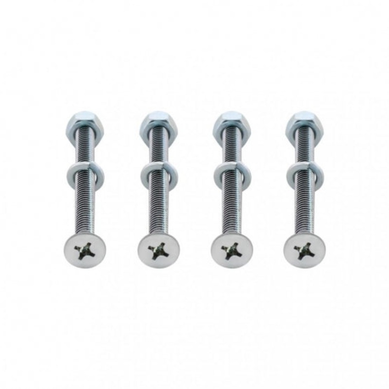 Chrome Floor Stand Mounting Hardware Only