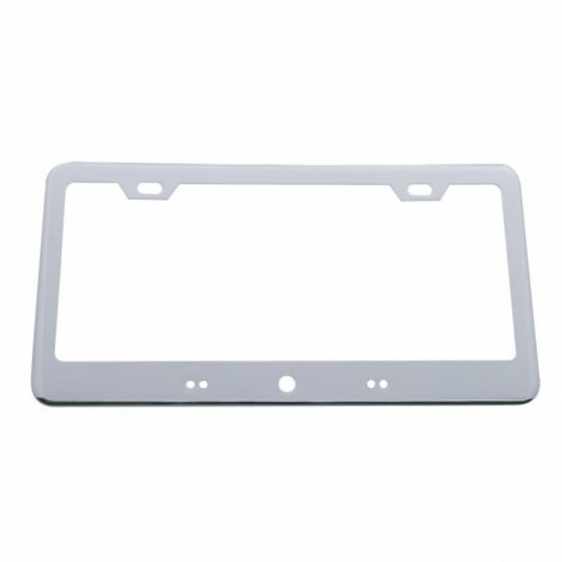 Chrome License Frame w/ LED Light Bar Cutout