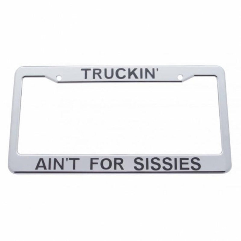Chrome Plastic License Frame