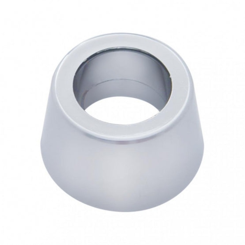 Chrome Plastic Round Turn Signal Cover