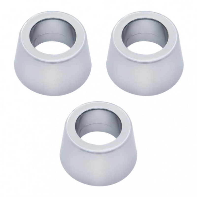 Chrome Plastic Round Turn Signal Light Cover