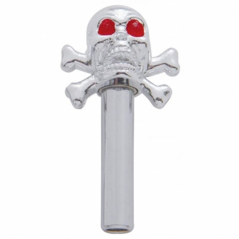 Chrome Skull Door Lock