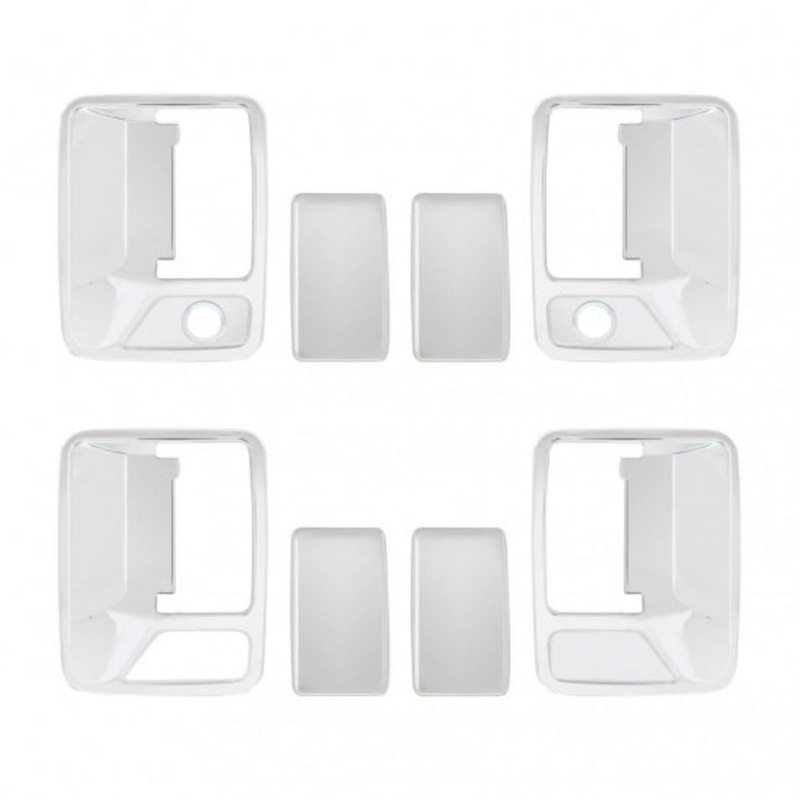 Chrome Super Duty Door Handle Cover Set 4 Door