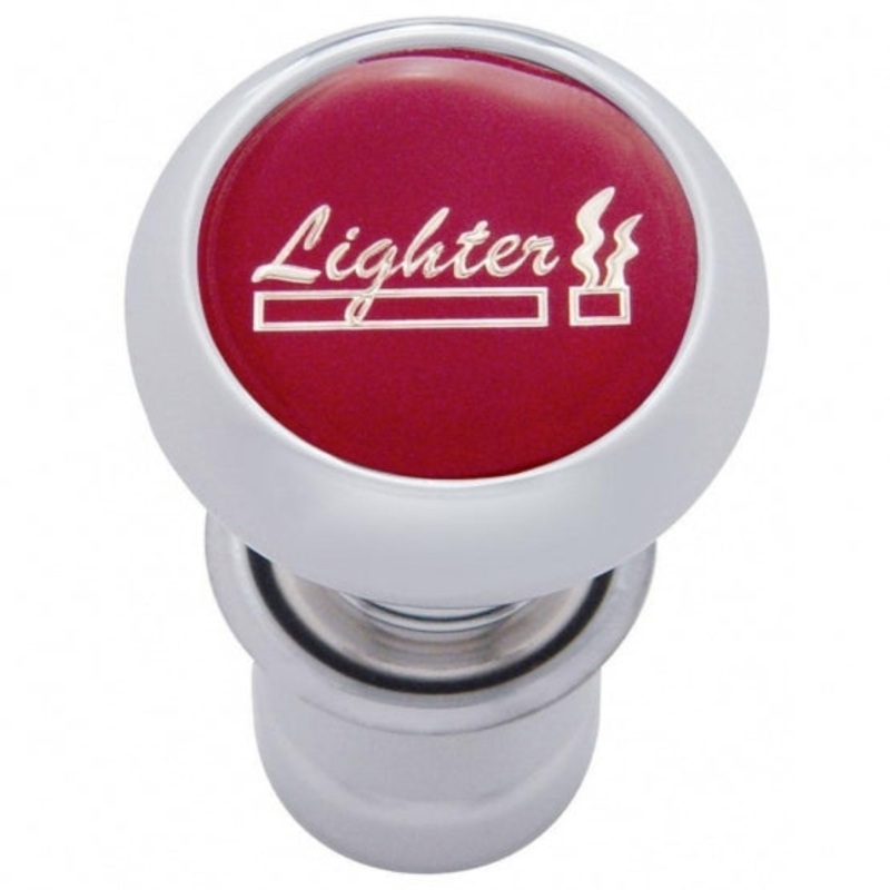 Deluxe Cigarette Lighter – Red Glossy Sticker