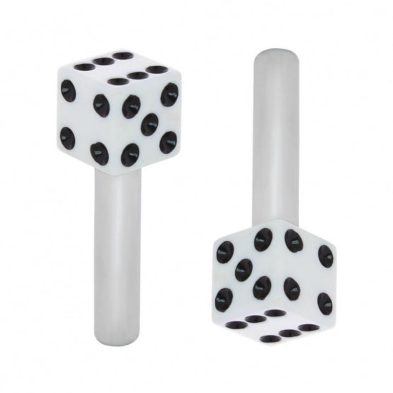 Dice Door Lock – White