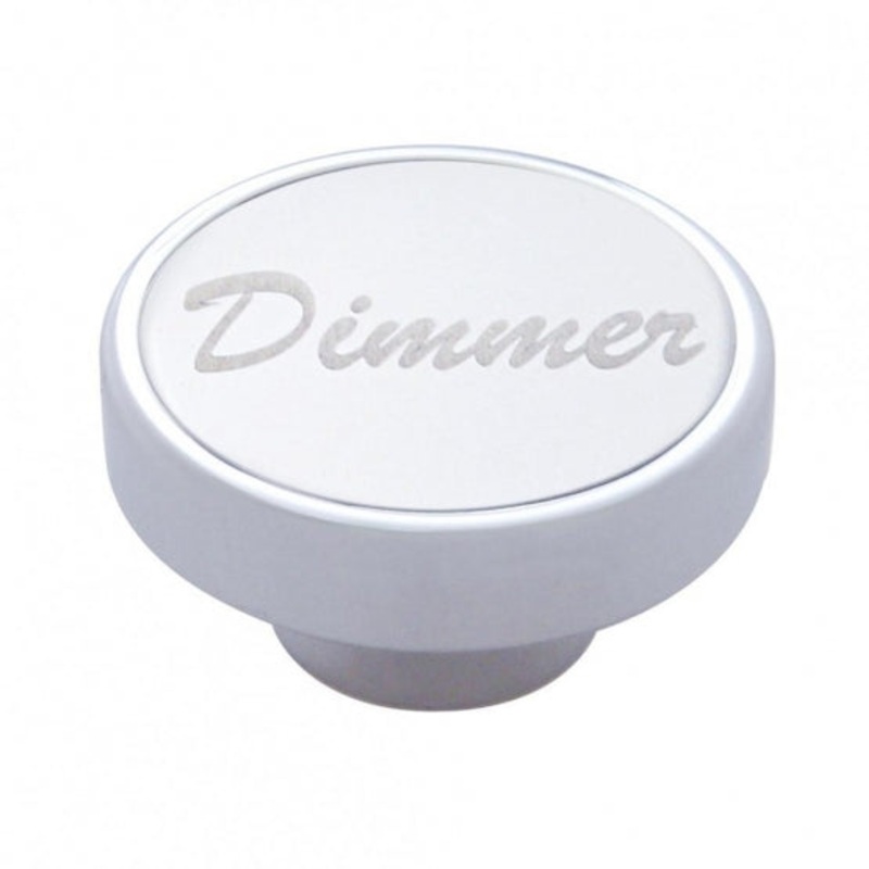 Dimmer Dash Knob – Stainless Plaque
