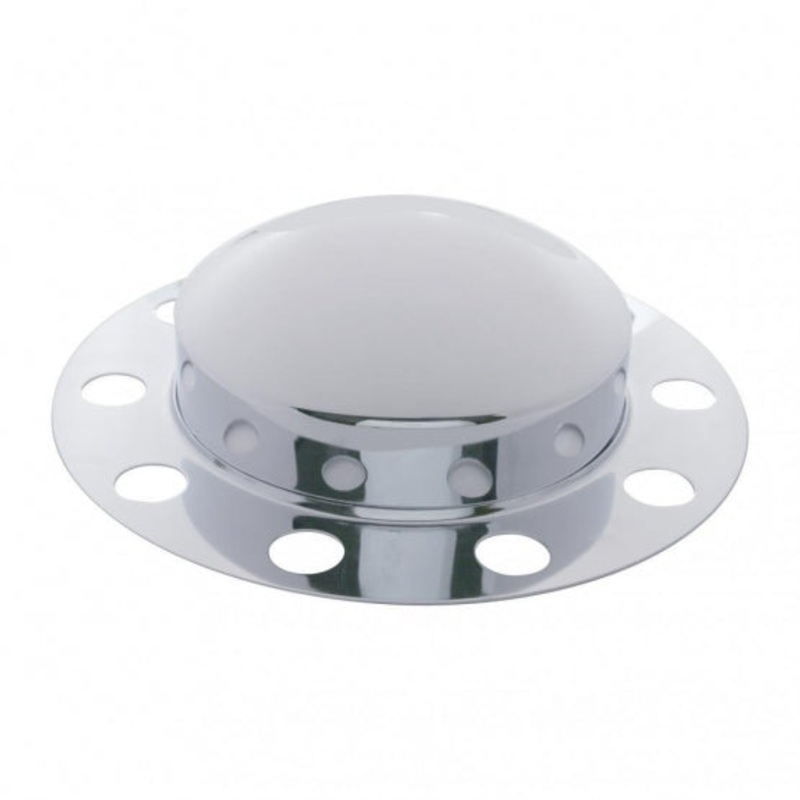 Dome Front Axle Cover 2 Piece Kit – Steel/Aluminum Wheel
