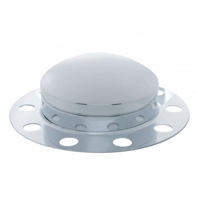 Dome Front Axle Cover 3 Piece Kit – Steel/Aluminum Wheel