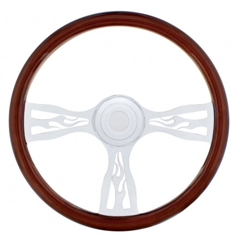 18 Flame Steering Wheel – Freightliner 1989-July 2006