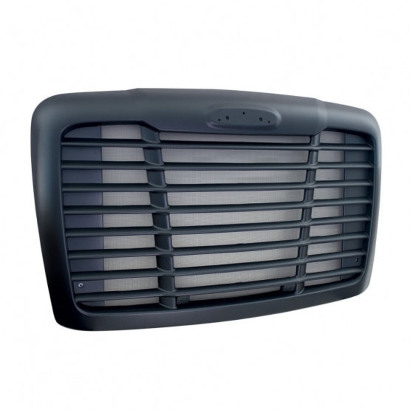 2008+ Freightliner Cascadia Grille with Bug Screen – Black