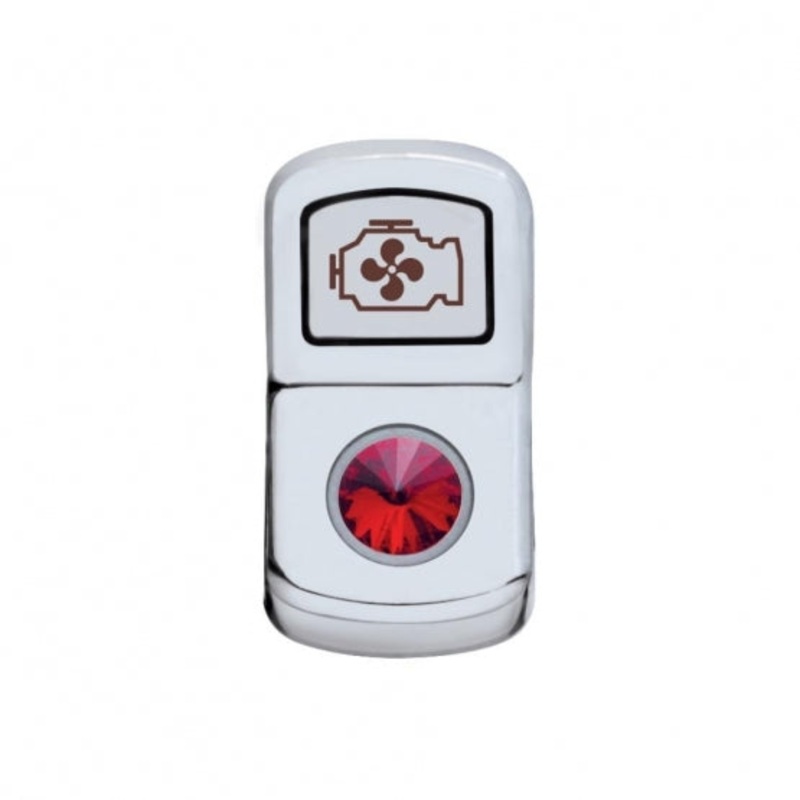 Engine Fan Rocker Switch Cover – Red Diamond