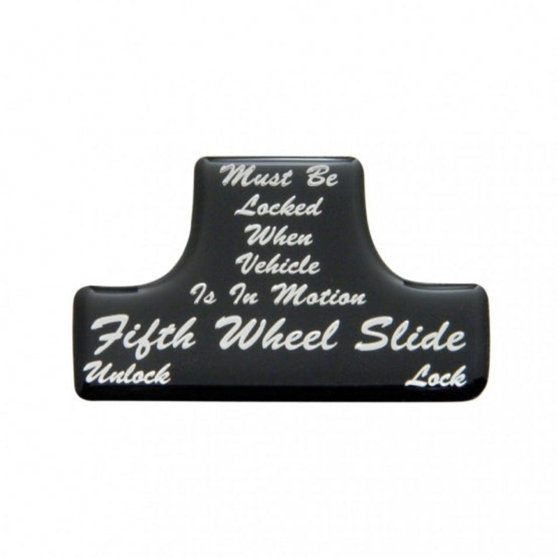 Fifth Wheel Switch Guard Sticker Only – Black