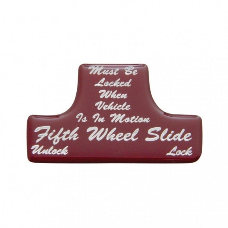 Fifth Wheel Switch Guard Sticker Only – Red