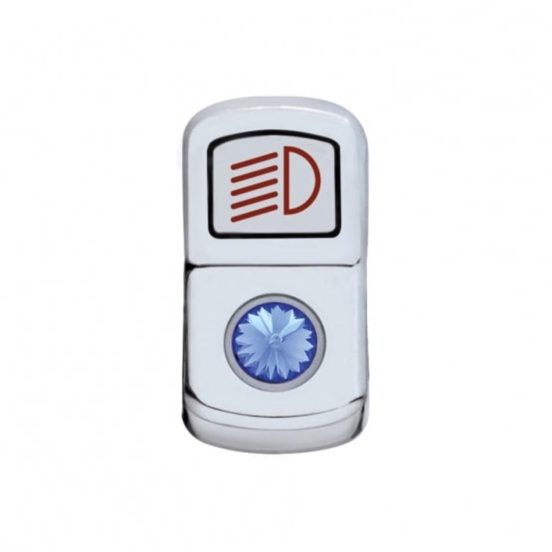 Headlight Rocker Switch Cover – Blue Diamond