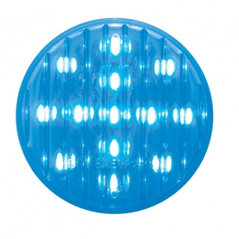13 LED 2 1/2 Auxiliary/Utility Light – Blue LED/Clear Lens
