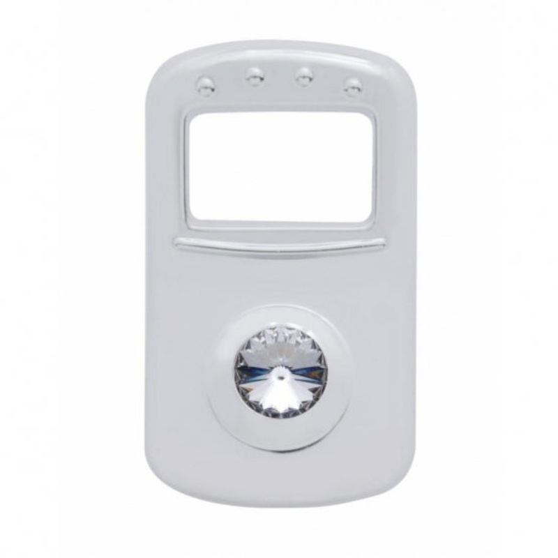Kenworth/Peterbilt Rocker Switch Cover – Clear Diamond
