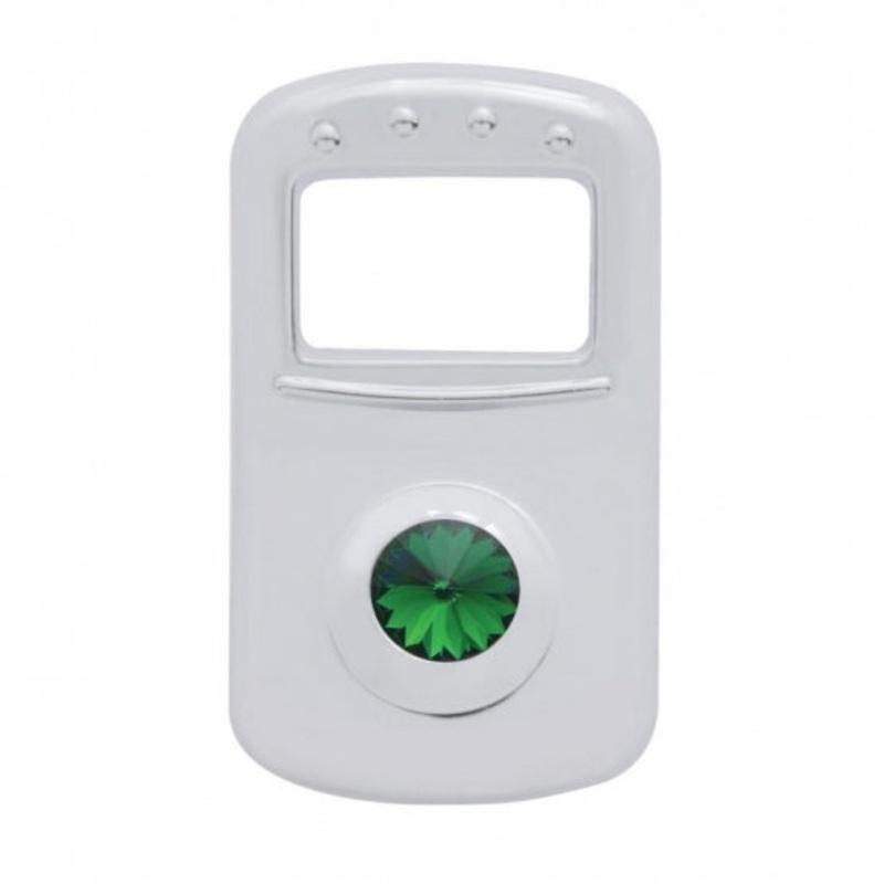 Kenworth/Peterbilt Rocker Switch Cover – Green Diamond