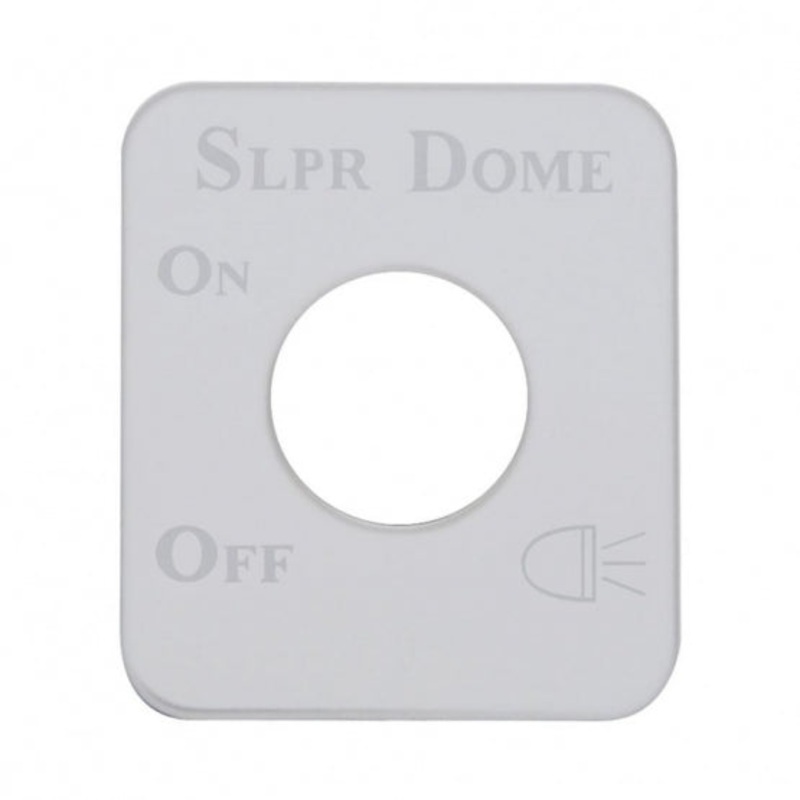 Kenworth Stainless Switch Plate – Sleeper Dome