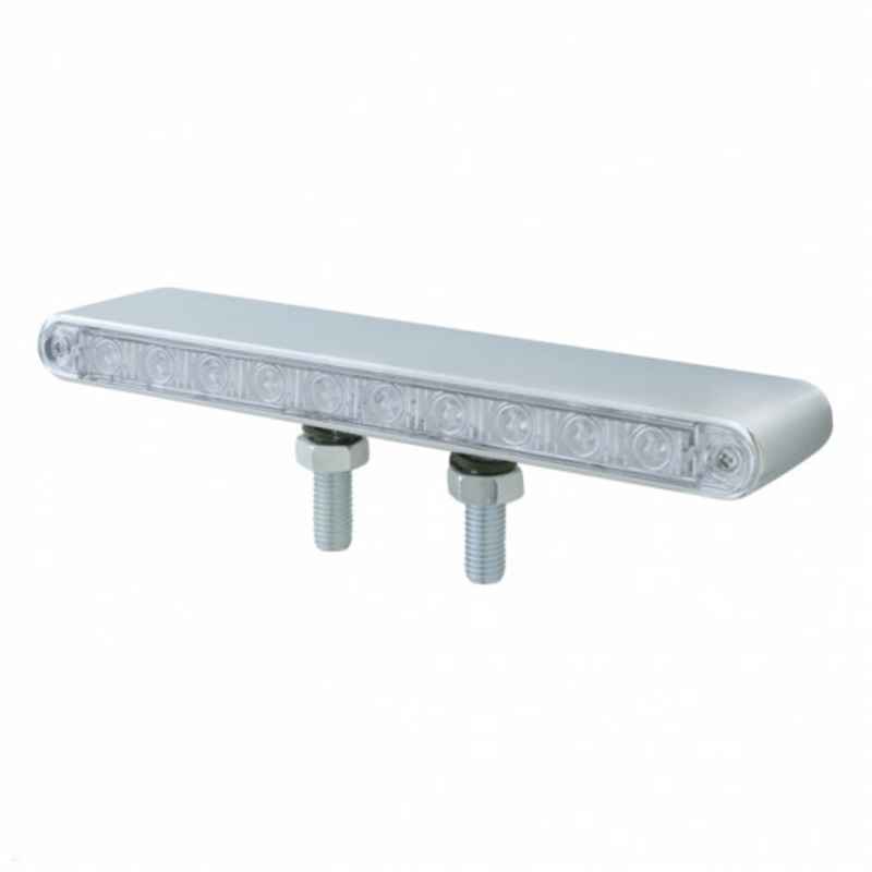 10 LED 9 Double Face Light Bar – Amber LED/Clear Lens