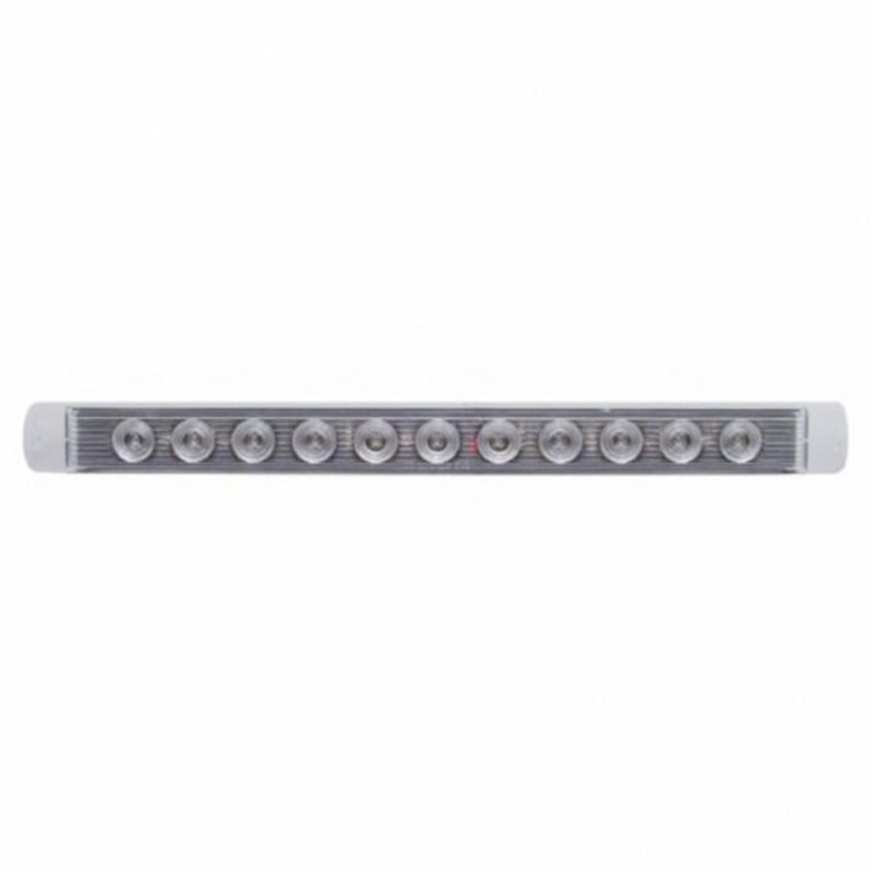 11 LED 17 Stop, Turn & Tail Light Bar – Red LED/Clear Lens