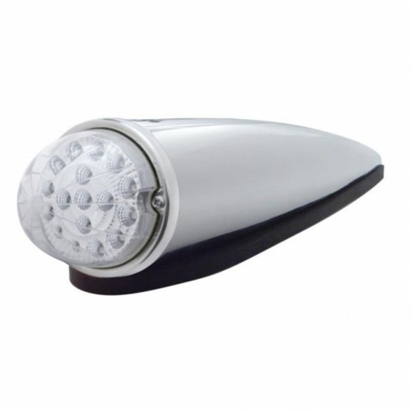 17 LED Dual Function Reflector Cab Kit – Amber LED/Clear Lens