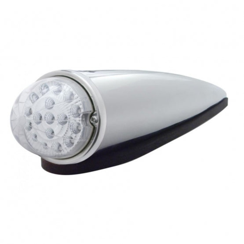 17 LED Reflector Cab Light Kit – Amber LED/Clear Lens