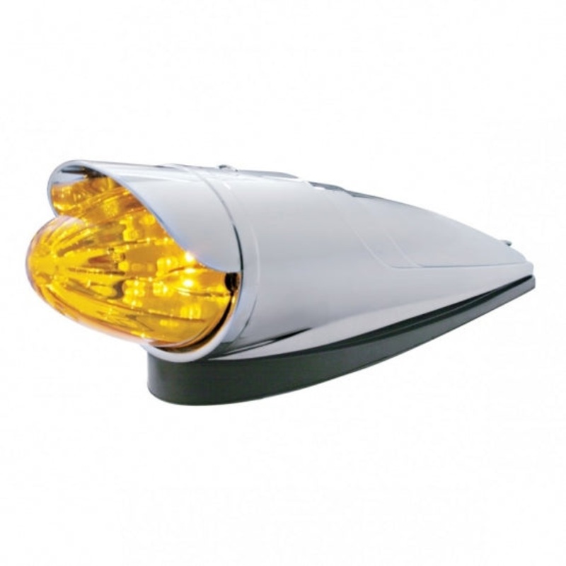19 LED Watermelon Grakon 1000 Cab Kit w/ Visor – Amber LED/Amber Lens