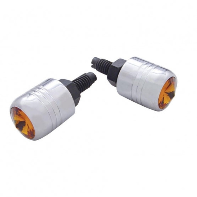 License Plate Fastener – Amber Diamond