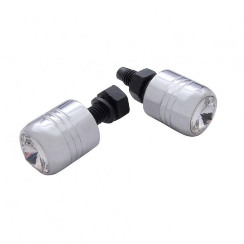 License Plate Fastener – Clear Diamond