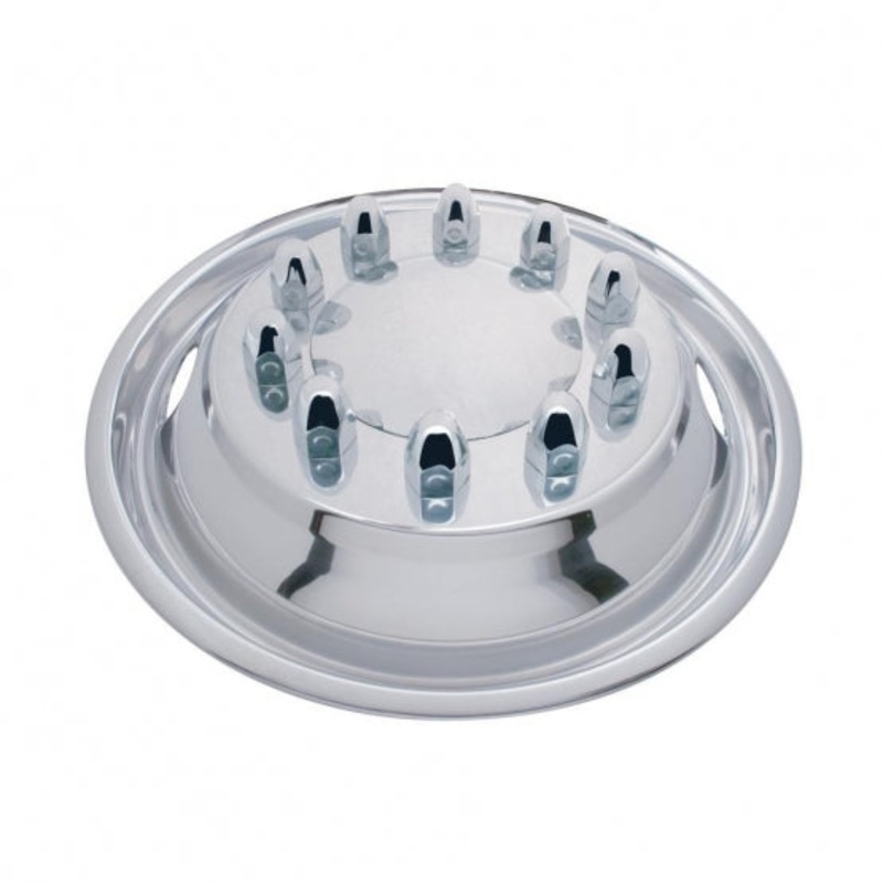 22 1/2 O.D. Stainless Front Simulator Set – 2 Vent Holes, Stud Piloted