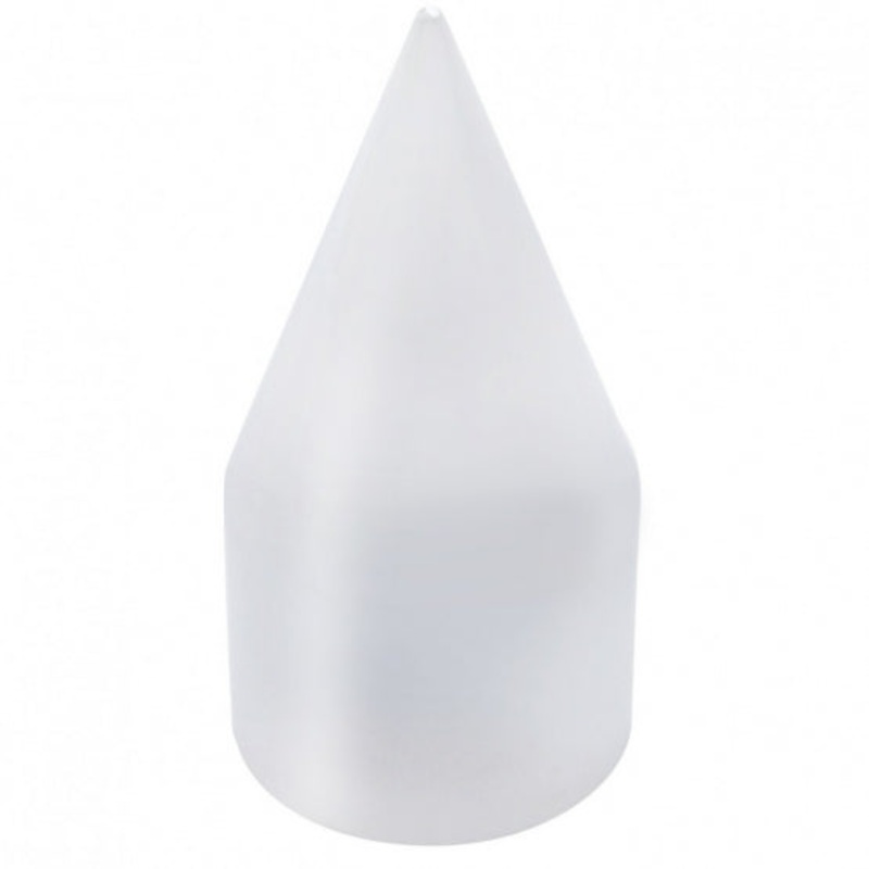 33 mm x 4 1/8 Chrome Spike Nut Cover – Thread-On