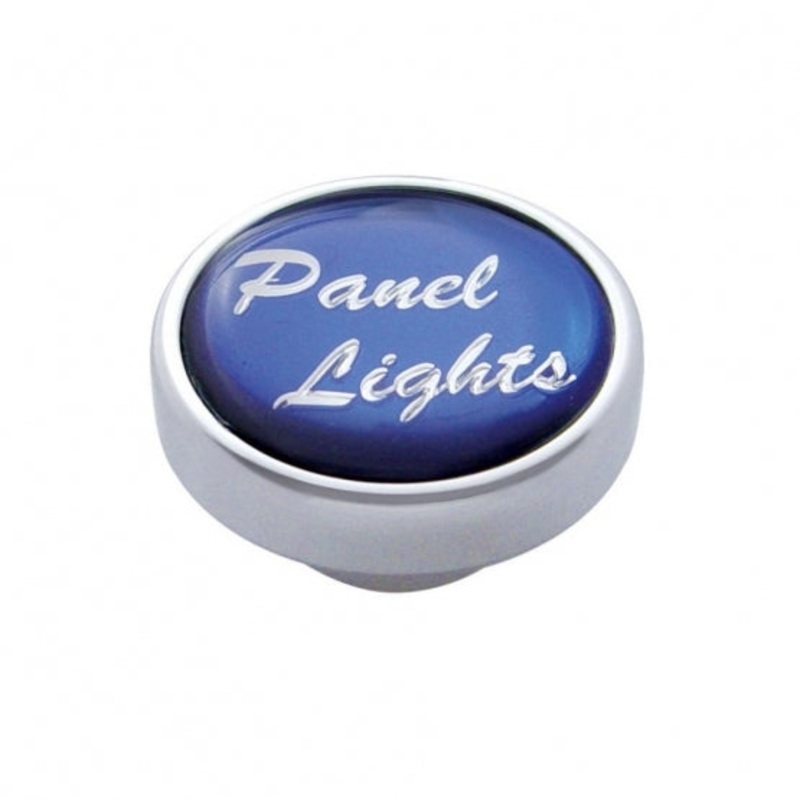 Panel Lights Dash Knob – Blue Glossy Sticker