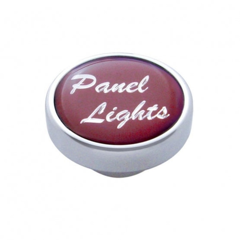 Panel Lights Dash Knob – Red Glossy Sticker