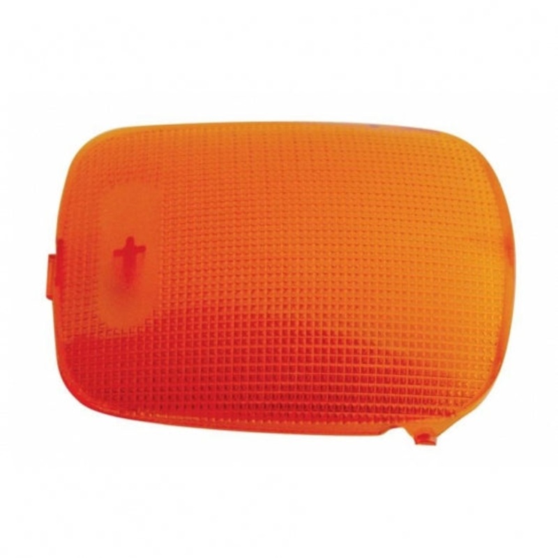 2006+ Peterbilt Rectangular Dome Light Lens – Amber