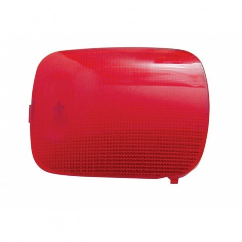 2006+ Peterbilt Rectangular Dome Light Lens  – Red