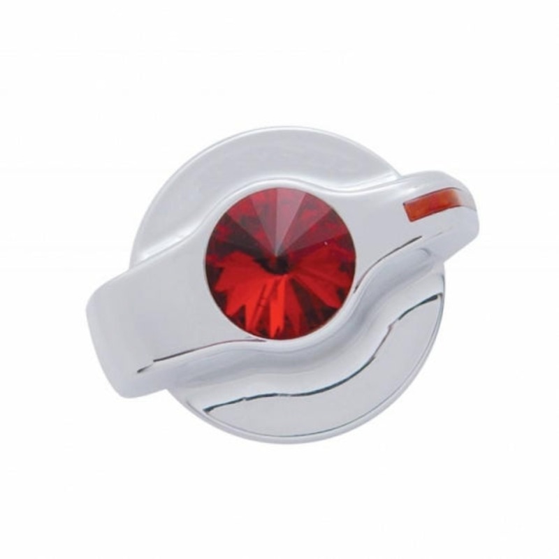 2006+ Peterbilt Signature A/C Control Knob – Red Diamond