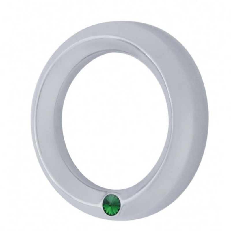 2006+ Peterbilt Signature Small Gauge Cover – Green Diamond