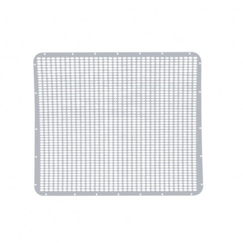 Peterbilt 379 Extended Hood Stainless Grille – Straight Oval Hole