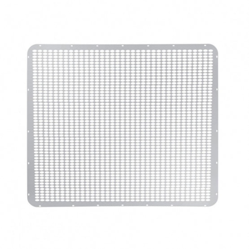 Peterbilt Extended Hood Stainless Grille – Straight Oval Holes