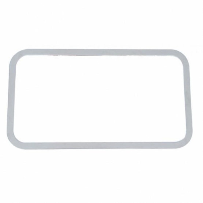 Peterbilt Stainless Rear Sleeper Window Trim