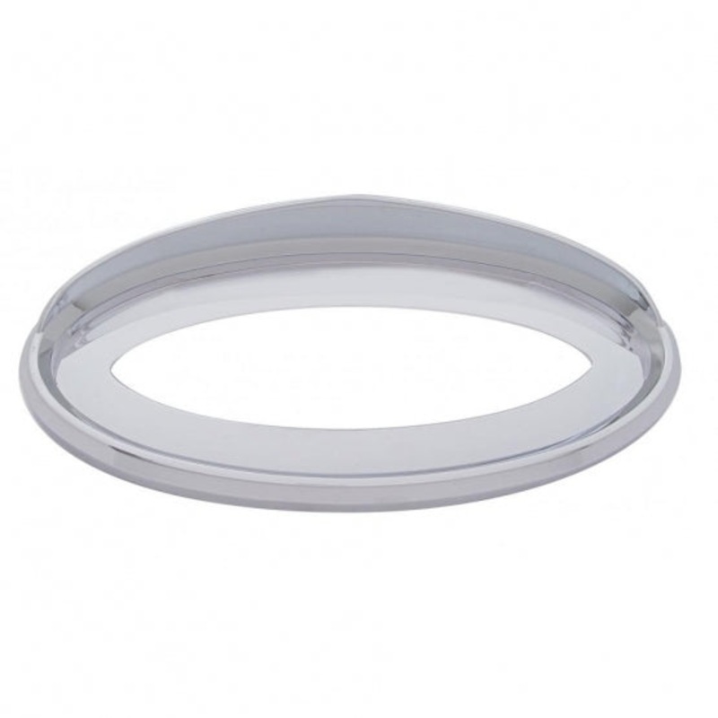 Peterbilt Unibilt Large Emblem Bezel w/ Visor