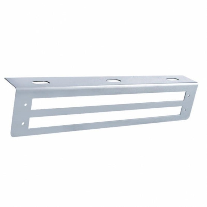 12 3/4 Stainless Light Bracket – 2 Light Cutout