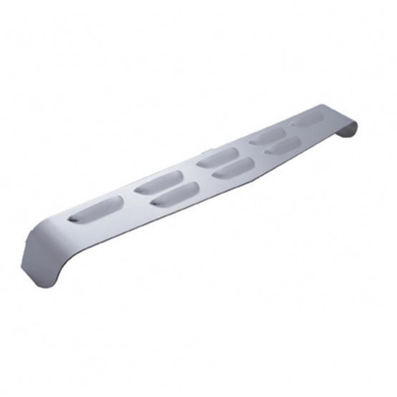 14 3/4 Rectangular Stainless Headlight Visor