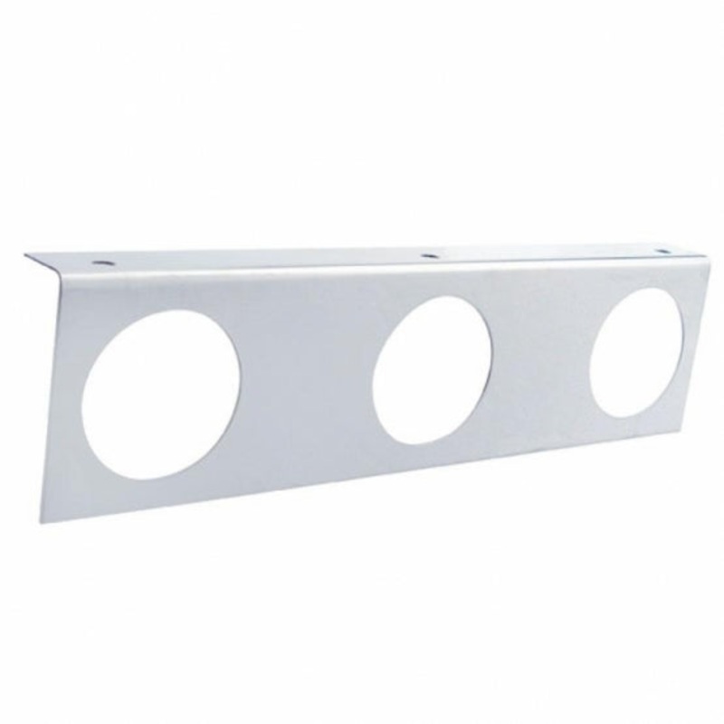2 1/2 Stainless Light Bracket w/ Flange – 3 Hole