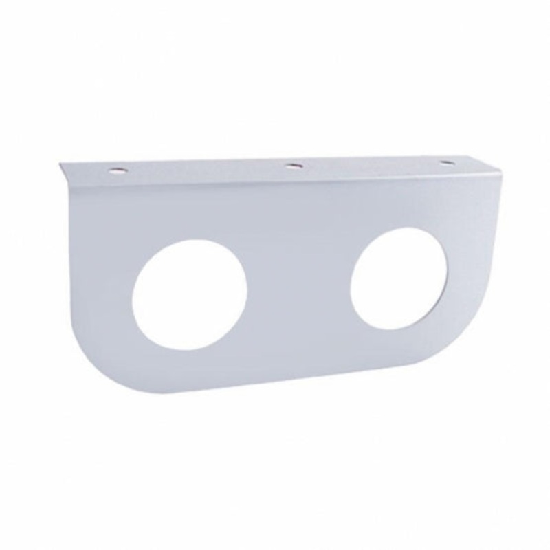 2 Stainless Light Bracket w/ Flange – 2 Hole