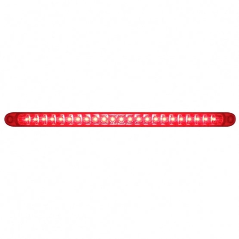 23 SMD LED 17 1/4 Stop, Turn & Tail Light Bar with Reflector – Red LED/Red Lens