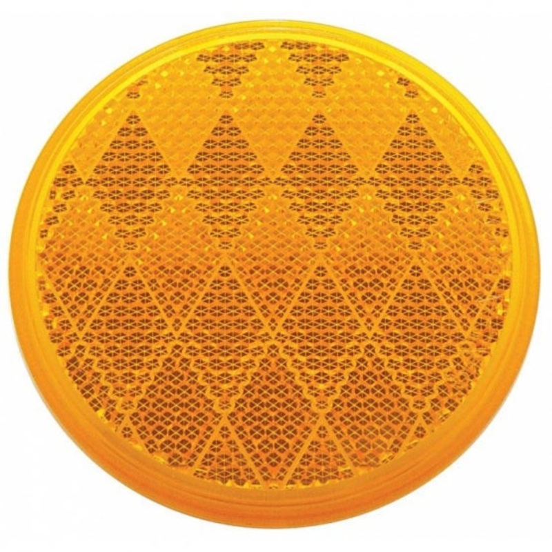 3 Round Quick Mount Reflector – Amber