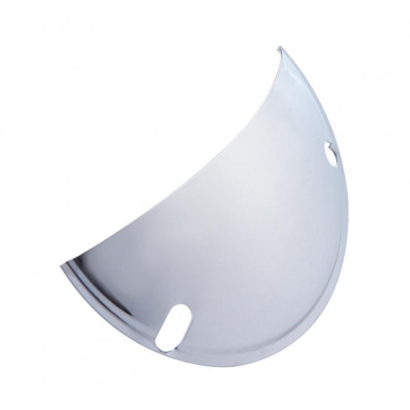 5 3/4 Round Chrome Headlight Shield