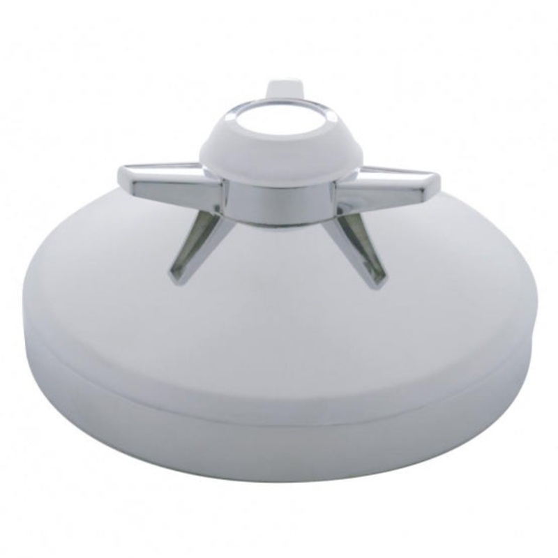 8 Rear Hub Cap w/ 3 Bar Spinner